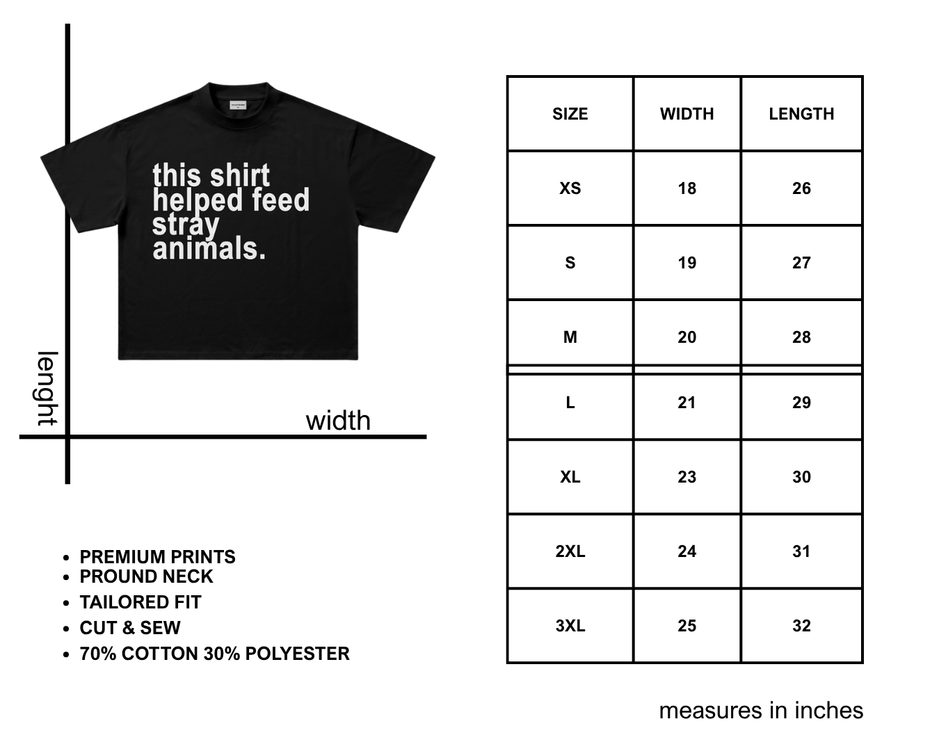 This Shirt Helped Feed Stray Animals