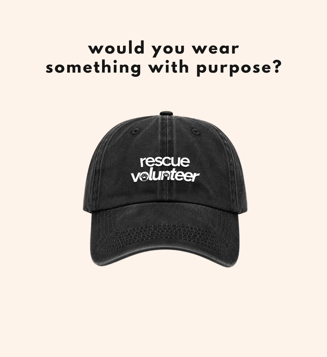 RESCUE VOLUNTEER™ VINTAGE CAP ( 12 items left )